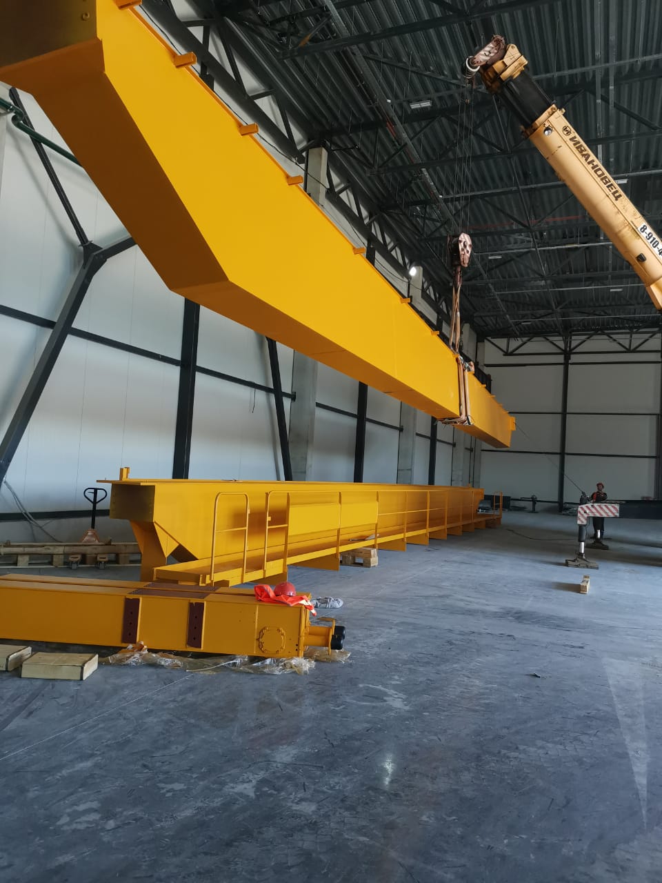 Монтаж мостового крана