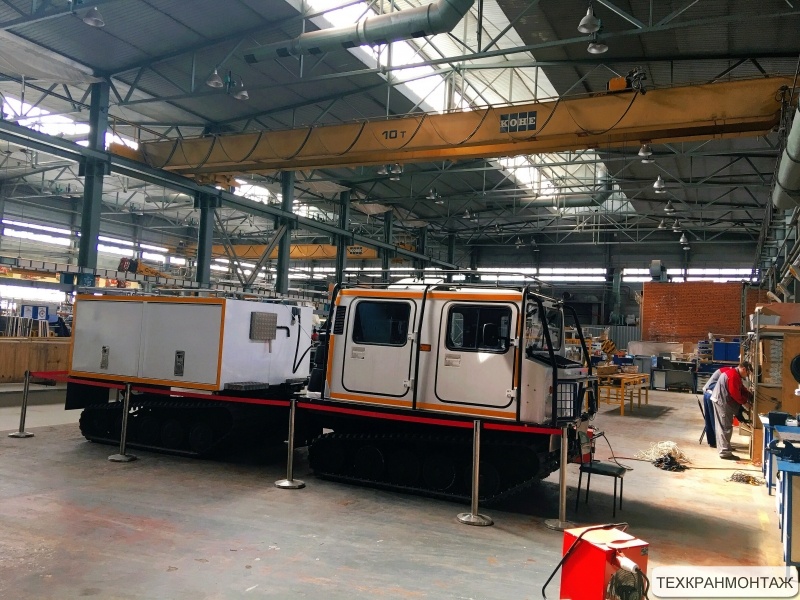 Демонтаж мостового крана KONE гп 10 с последующим монтажом