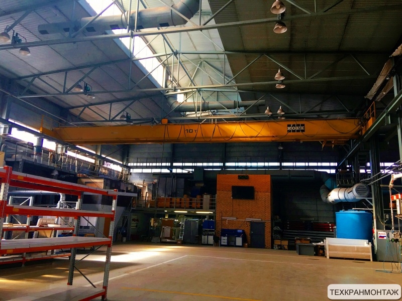 Демонтаж мостового крана KONE гп 10 с последующим монтажом