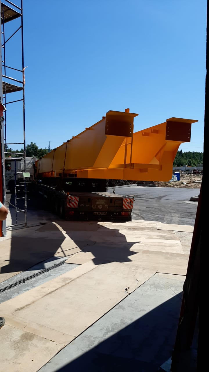 Монтаж мостового крана